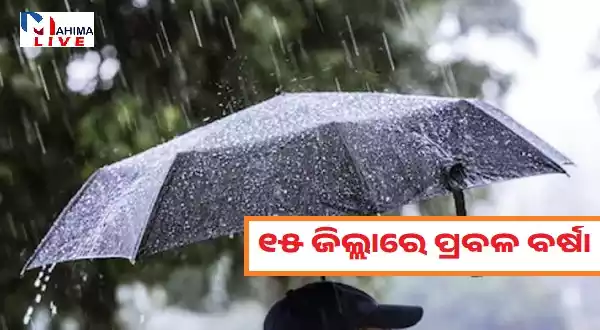 Odisha Weather Updates: ଆସୁଛି ଲଘୁଚାପ,୧୫ ଜିଲ୍ଲାରେ ପ୍ରବଳ ବର୍ଷା ଆଶଙ୍କା